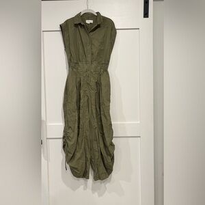 Anthropologie Shirting Parachute Jumpsuit XS